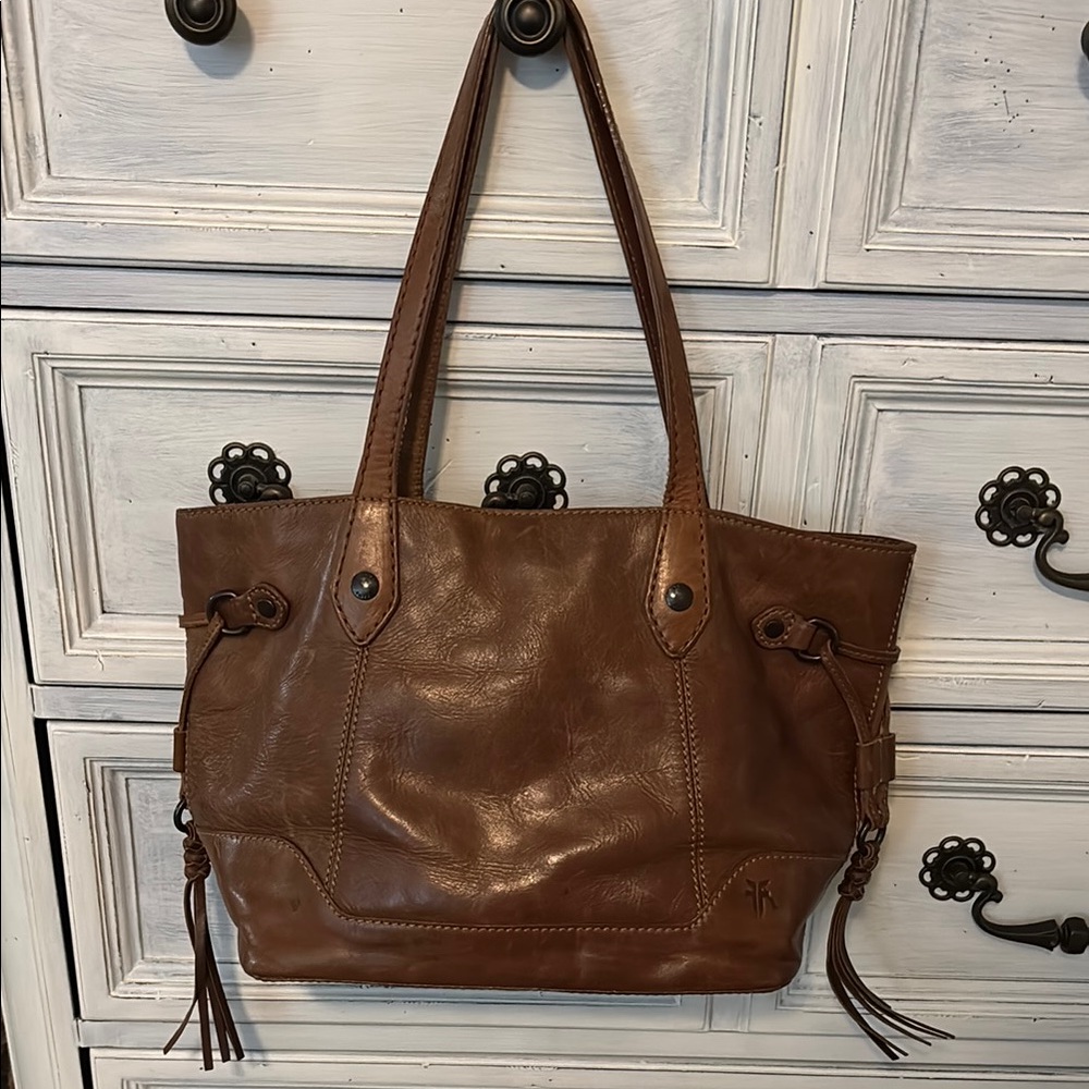 Frye Brown Leather Tote Bag